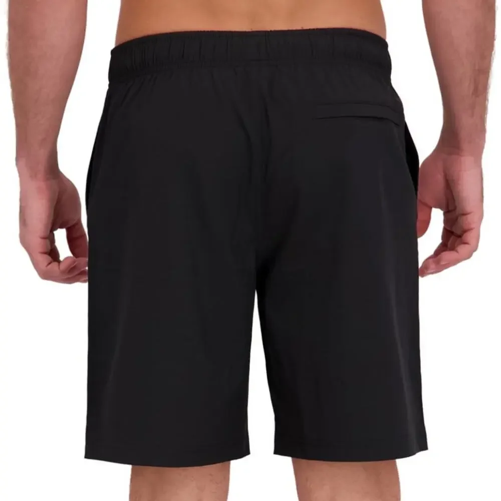 NWT Nautica Solid Black Quick-Dry UPF 50+ Swim Shorts Men's Size Large